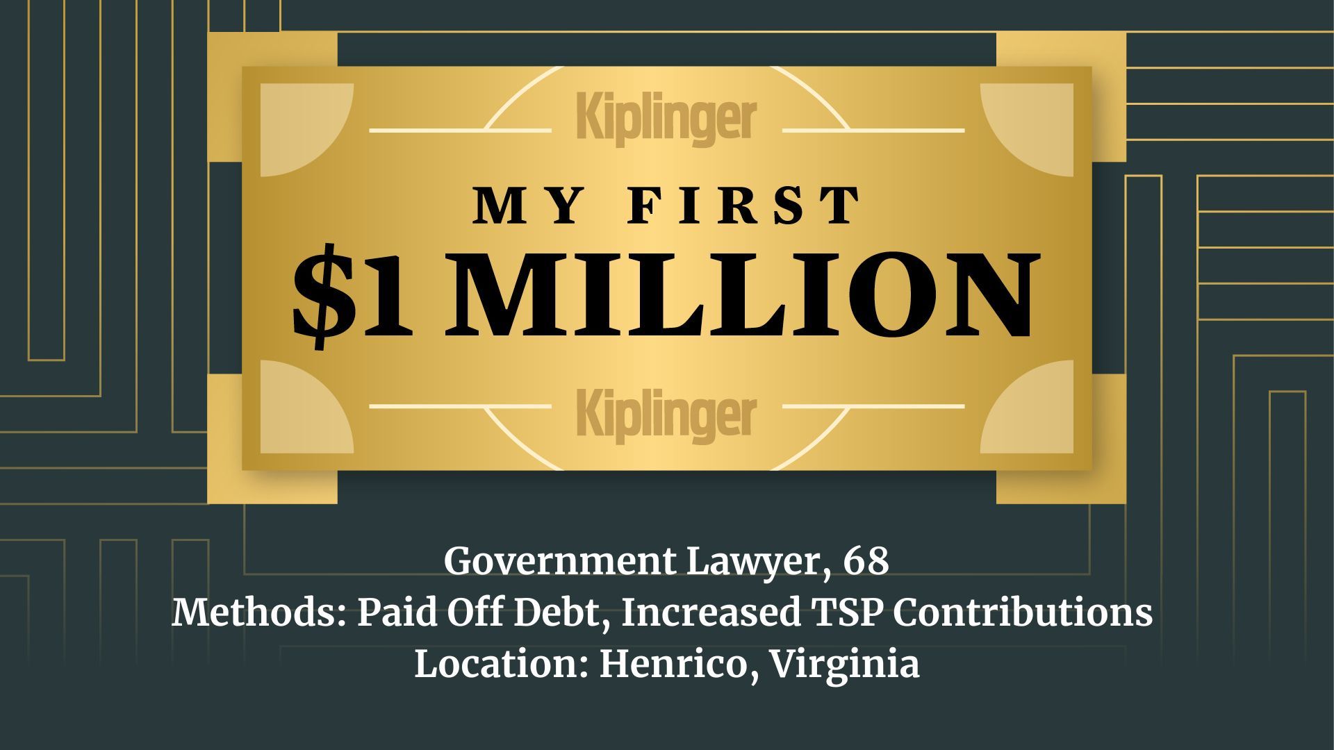 kiplinger.com - Joyce Lamb - Why This 68-Year-Old Government Lawyer Has More Than $2.5M But Refuses to Retire