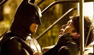 Batman Begins Christian Bale interrogates Cillian Murphy
