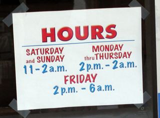 Howie's is open pretty late (or early depending on your point of view) on Fridays.