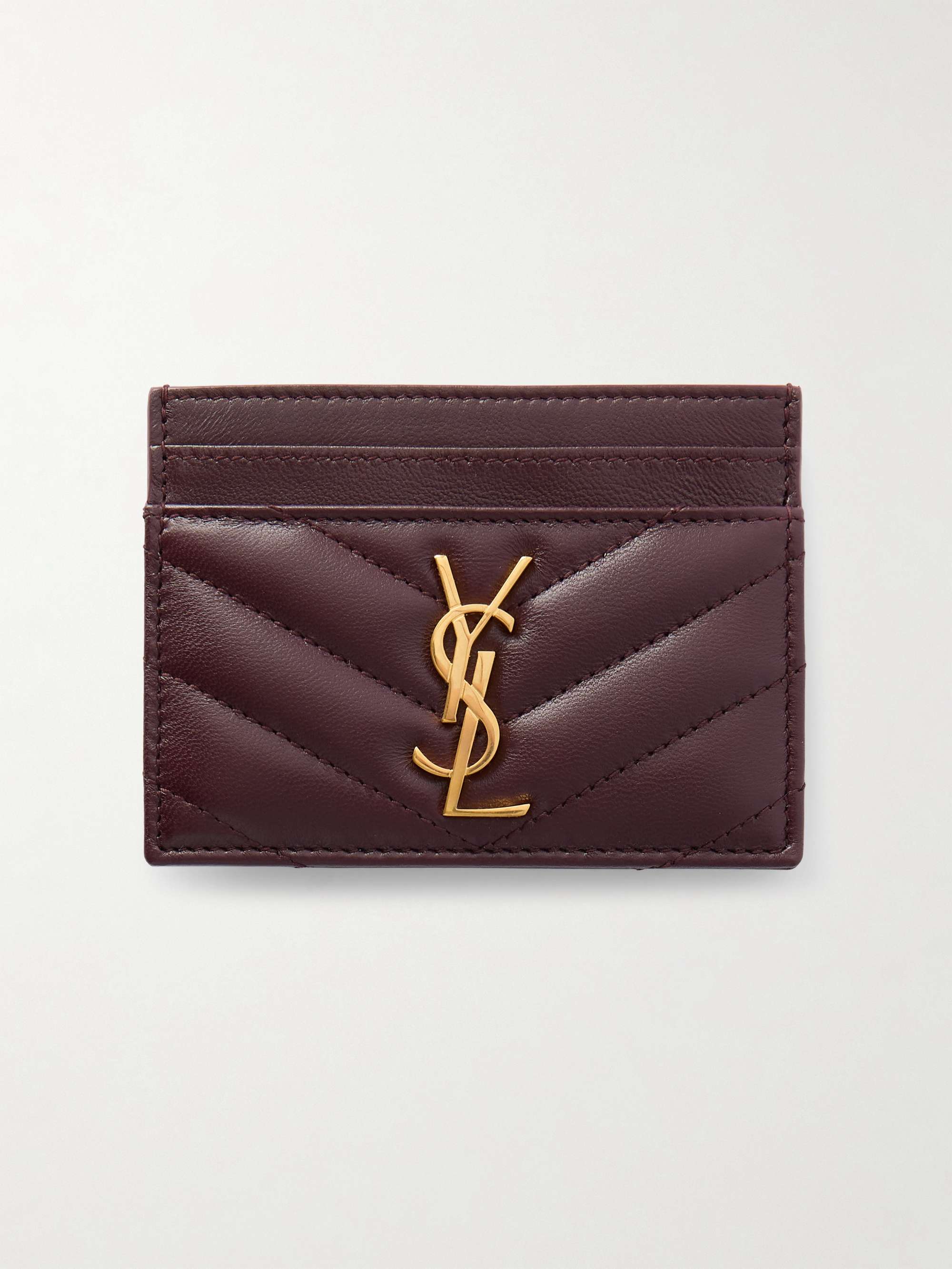 Cassandre Matelass&amp;eacute; Leather Cardholder
