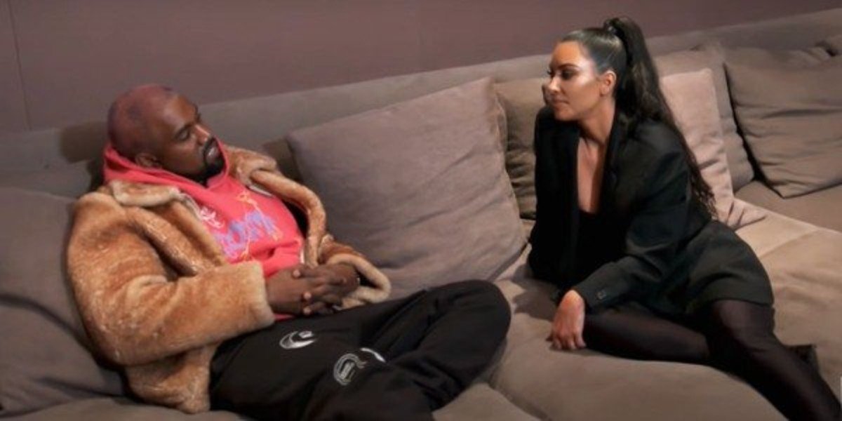 Kanye West and Kim Kardashian on Keeping Up with the Kardashians