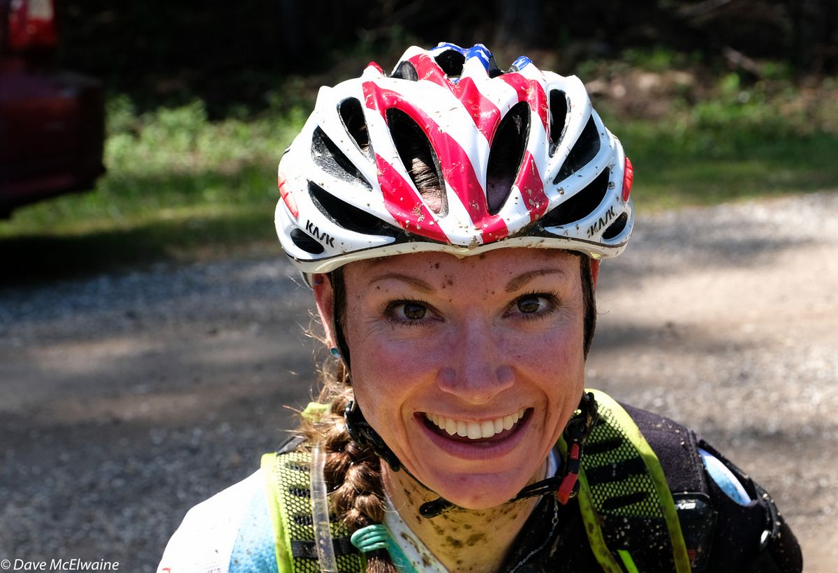 Rose Grant (Stans NoTubes-Pivot) was ecstatic with her fourth consecutive national championship