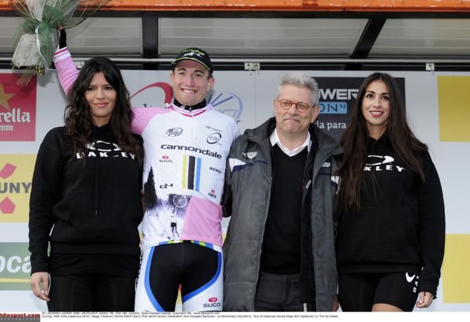 Michel Koch (Cannondale) also leads the Pink Sprint Jersey