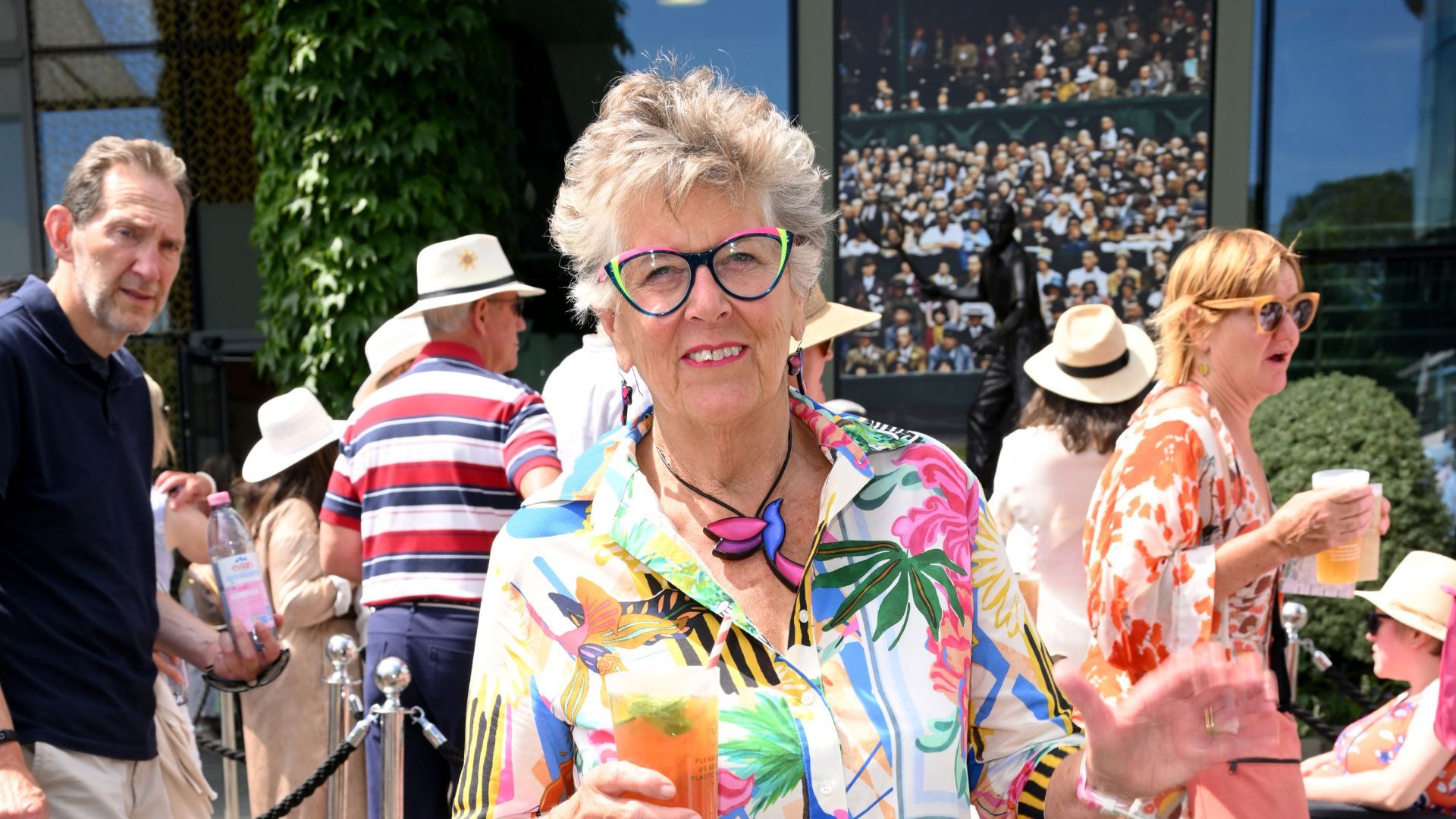Prue Leith makes wearing summer brights a breeze in her cooling Wimbledon outfit formula that's easy to recreate