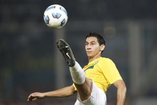 Ganso in action for Brazil at the 2011 Copa America.