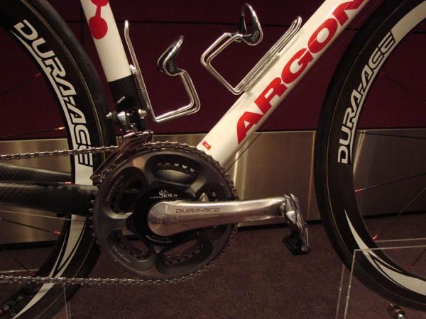 The team will run the SRM version of Shimano's Dura-Ace crankset.