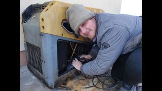 Ihor now spends his days travelling from site to site fixing equipment for Ukraine's defense forces.