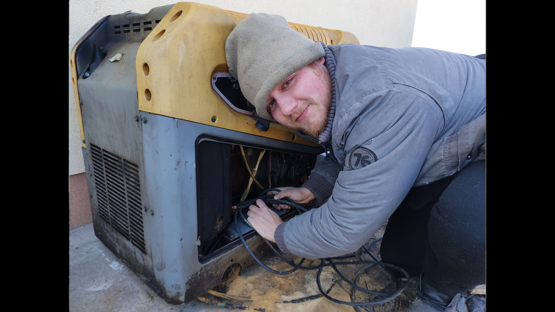 Ihor now spends his days travelling from site to site fixing equipment for Ukraine's defense forces.