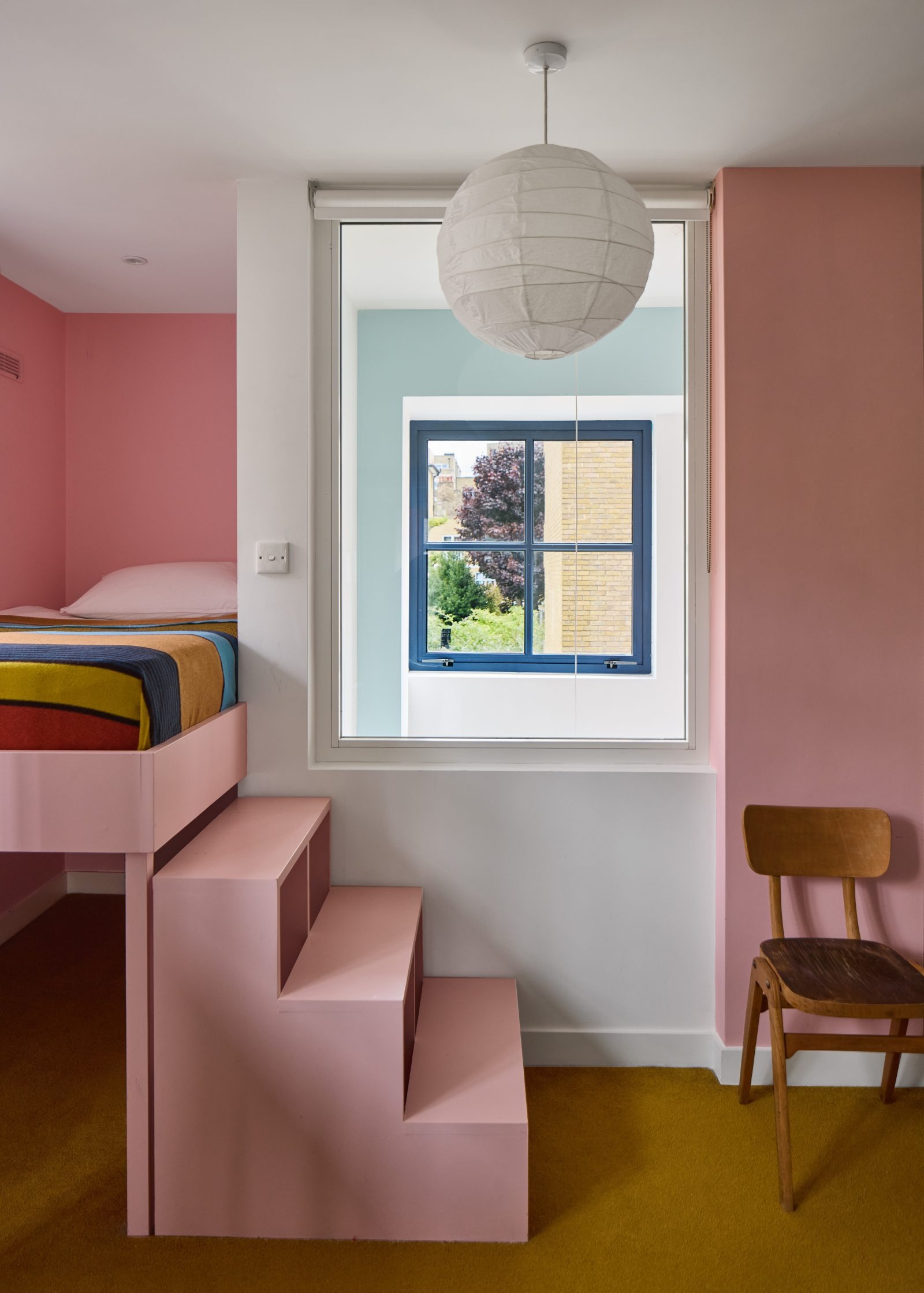 The Blue House in Bethnal Green designed by Sean Griffiths of FAT Architecture