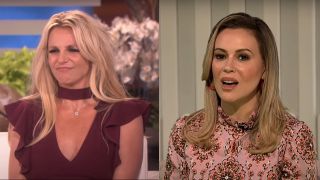 britney spears on ellen and alyssa milano on the drew barrymore show