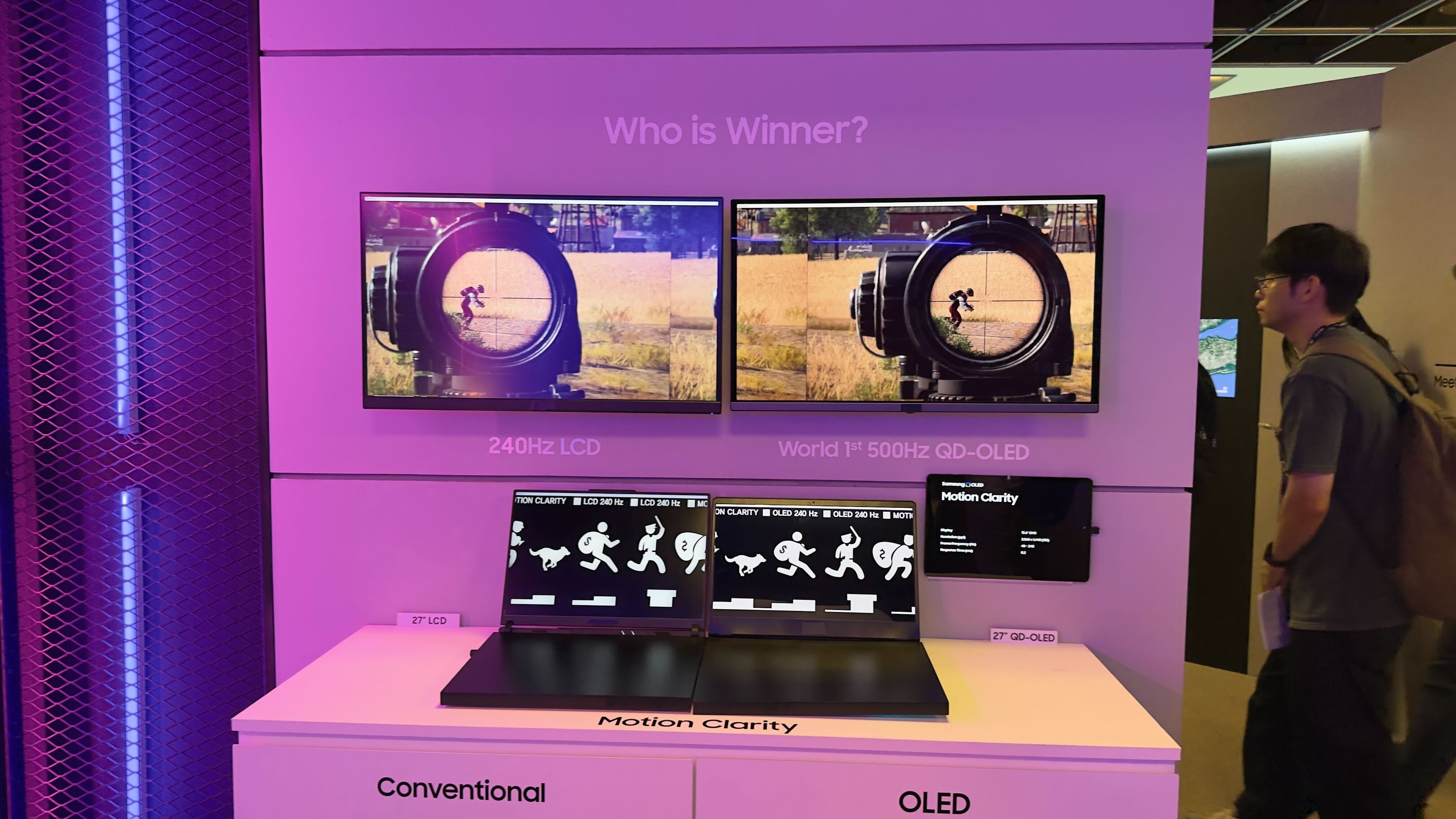 پانلی که در Samsung UT Computex به نمایش گذاشته شده است