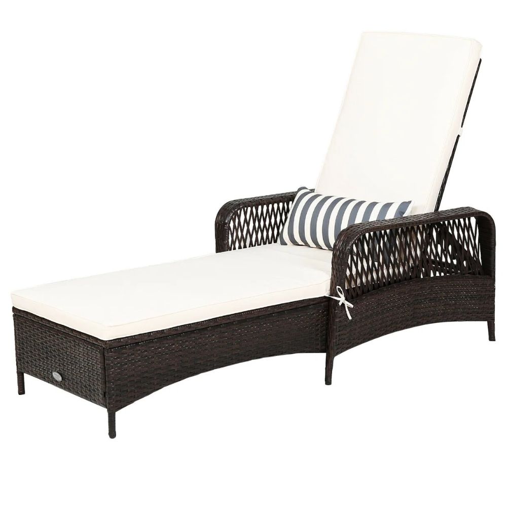 Outdoor Steel Chaise Lounge