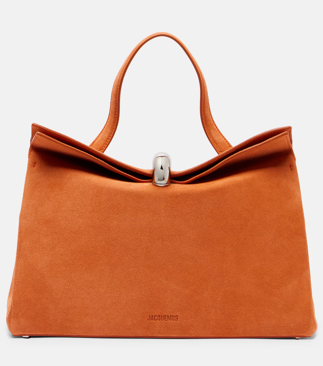 Jacquemus, Val&amp;eacute;rie Medium Suede Top-Handle Bag