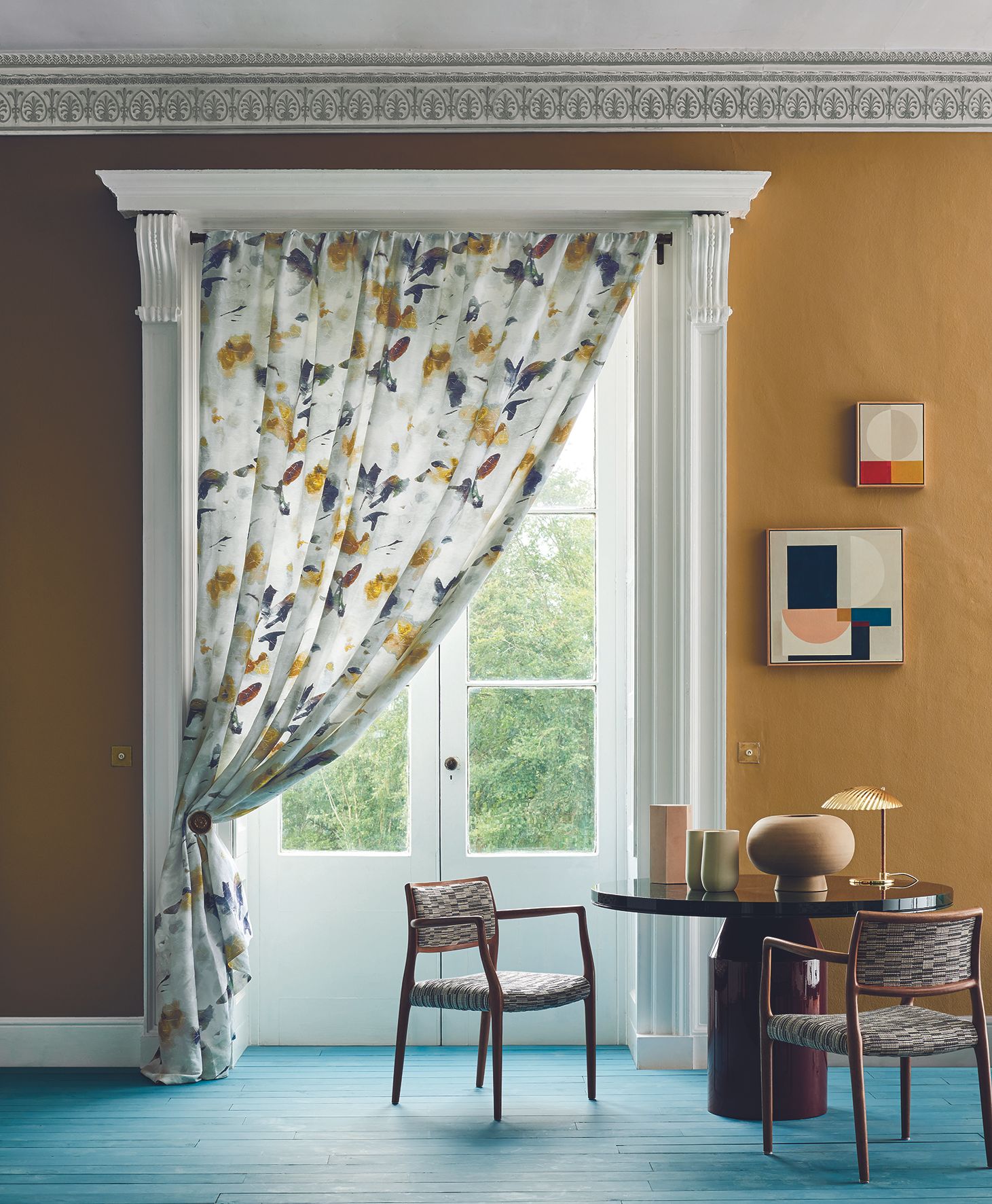 Layering in interior design - living room