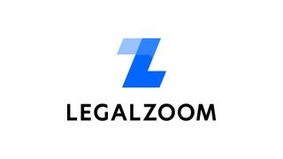 The LegalZoom 'Z' logo in blue on a white background