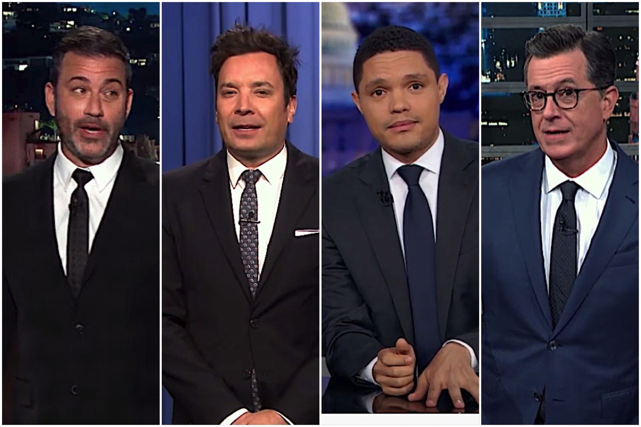 Late-night hosts on Trump and impeachment