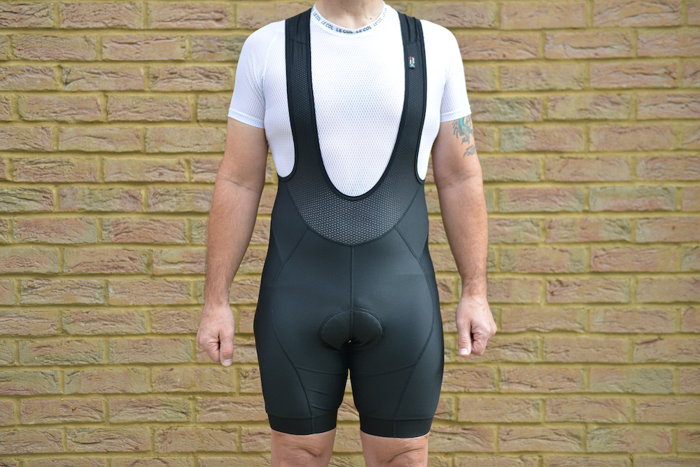 Image shows a rider wearing the Madison Turbo Shorts.