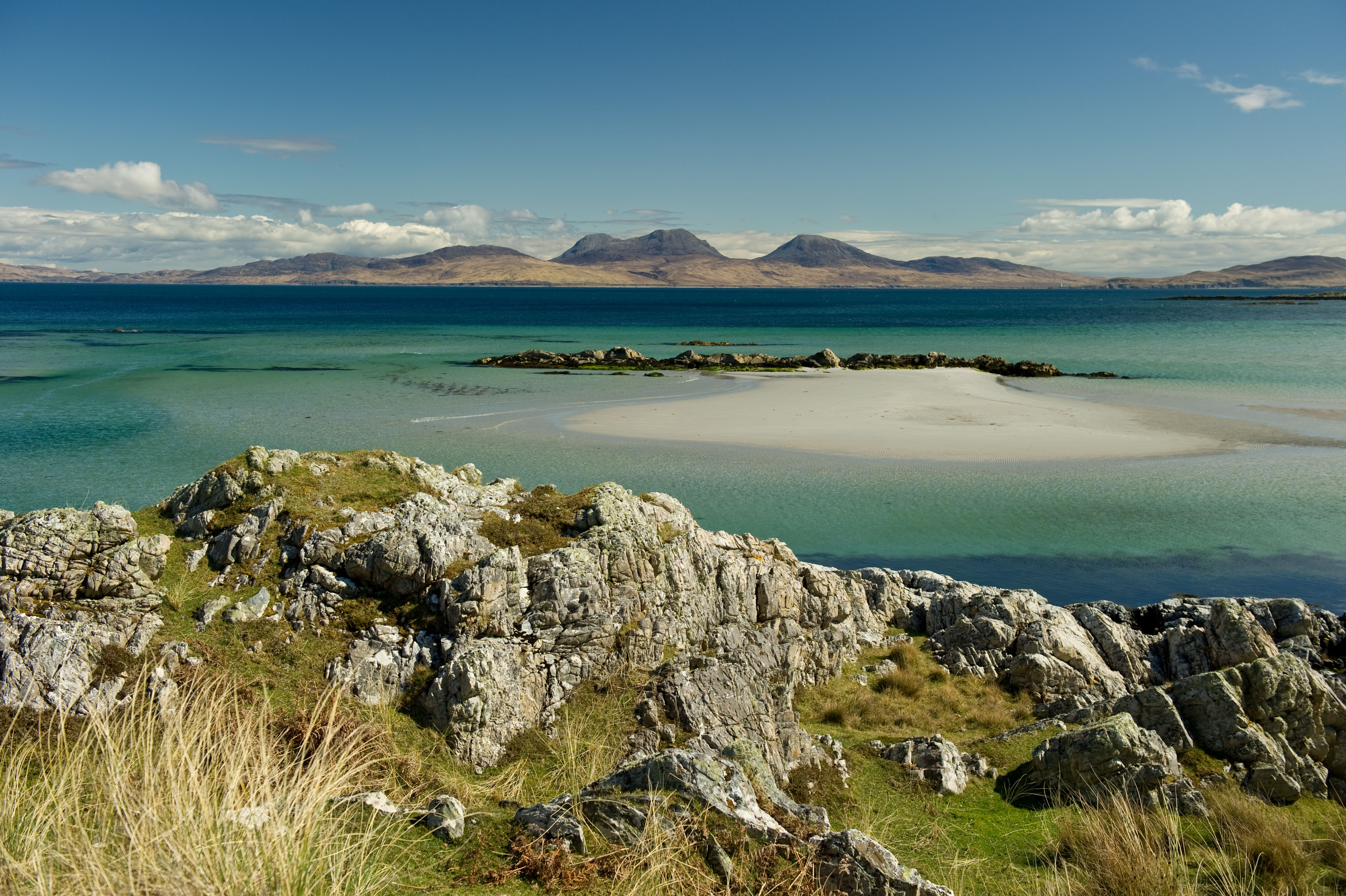 The view out to sea from Colonsay.