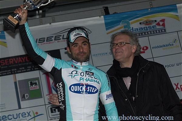 Francesco Chicchi (Omega Pharma-Quickstep) has won his third race of 2012.
