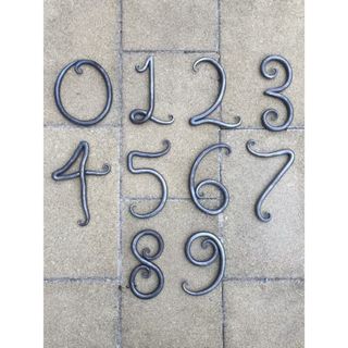 Hand Forged Door Numbers