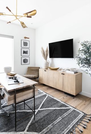 large credenza in office by Living with Lolo