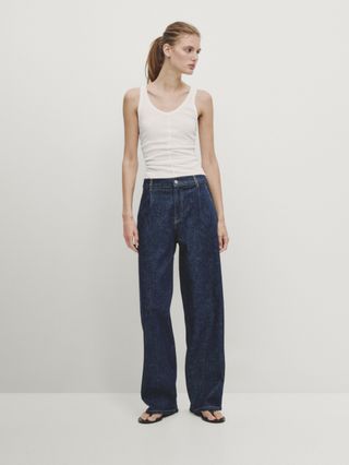 wide leg jeans