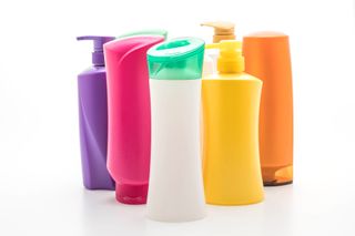 Shampoo bottles