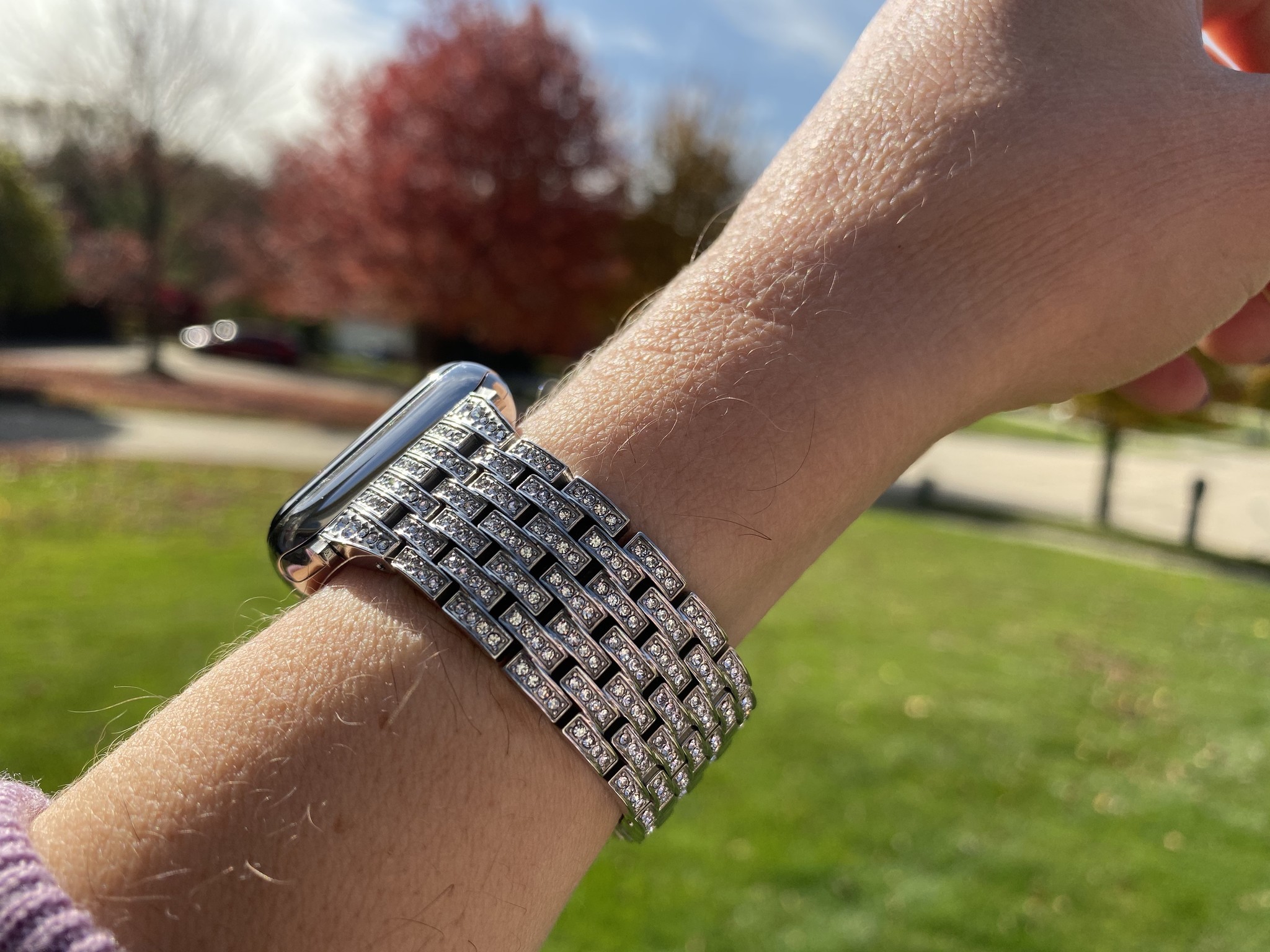 Wearlizer Crystal Rhinestone Apple Watch Band review: Pretty and sparkly  iMore