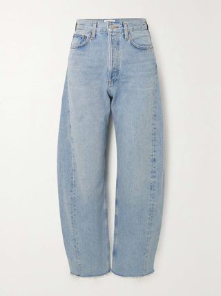 Luna High-Rise Tapered Organic Jeans