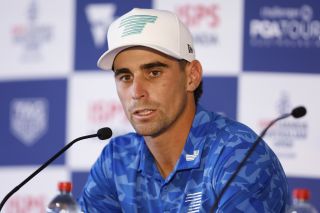 Joaquin Niemann speaks before the 2024 ISPS Handa Australian Open