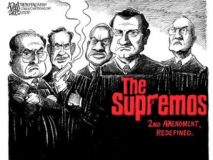 The Supreme Court packs heat
