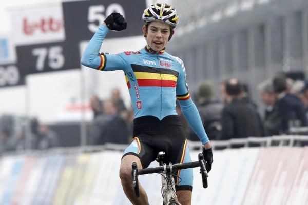 Wout van Aert (Belgium) takes the silver