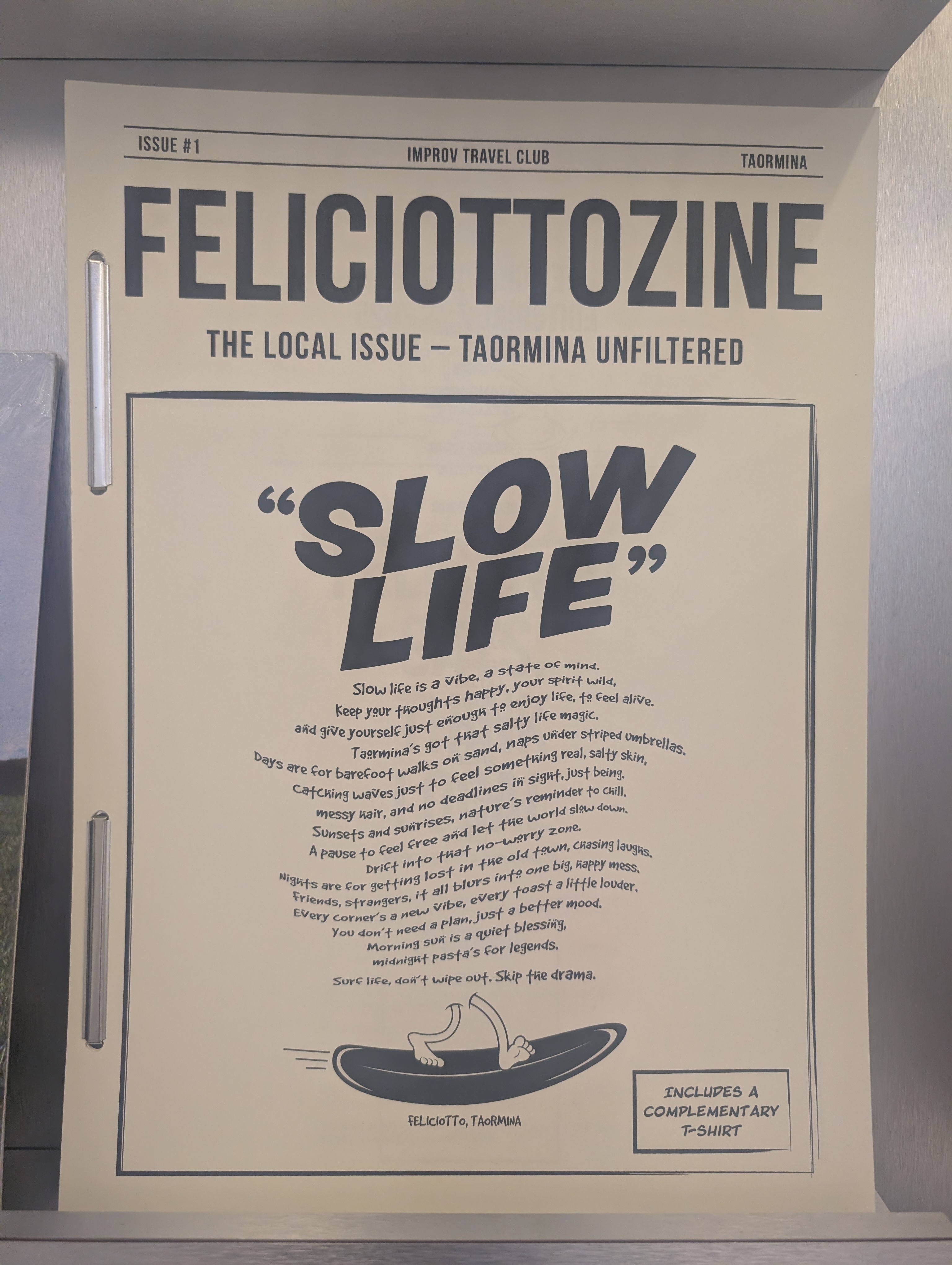 Feliciotto Taormina zine
