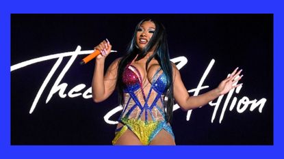 Megan Thee Stallion performs during the Beale Street Music Festival at Liberty Park on April 30, 2022 in Memphis, Tennessee