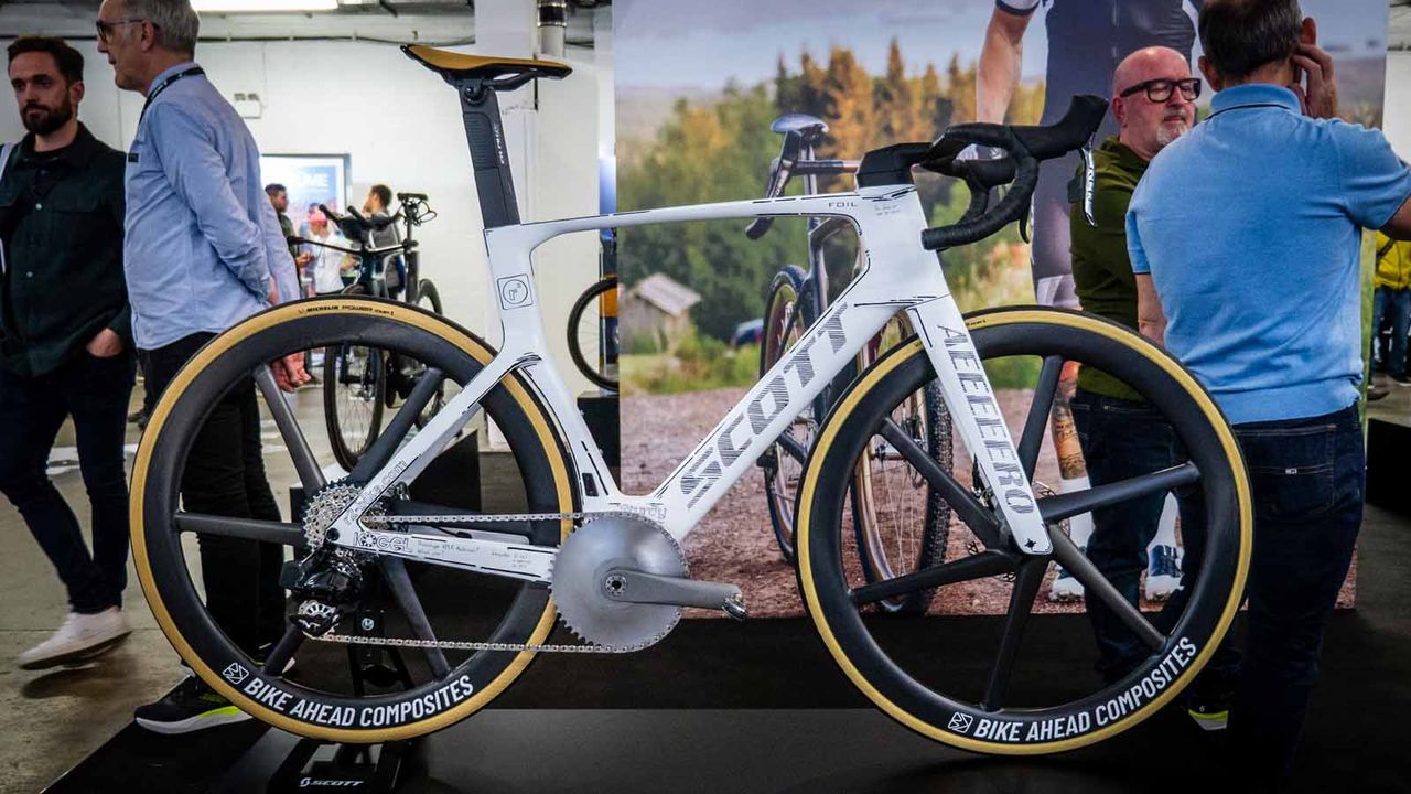Details of the Scott bike, designed by Dangerholm