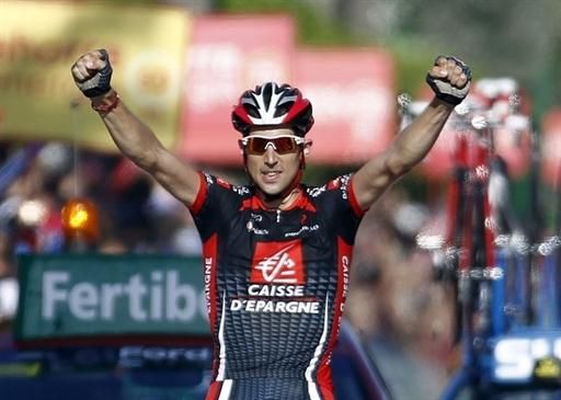 Imanol Erviti (Caisse d'Epargne) took his second career Vuelta stage win after one in Las Rozas in 2008.
