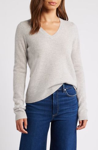 Cashmere V-Neck Sweater