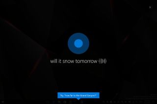 Cortana Fullscreen Idle