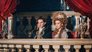 Marie and Louis watch Figaro in Marie Antoinette