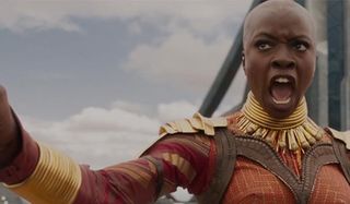 Danai Guirra as Okoye in Black Panther