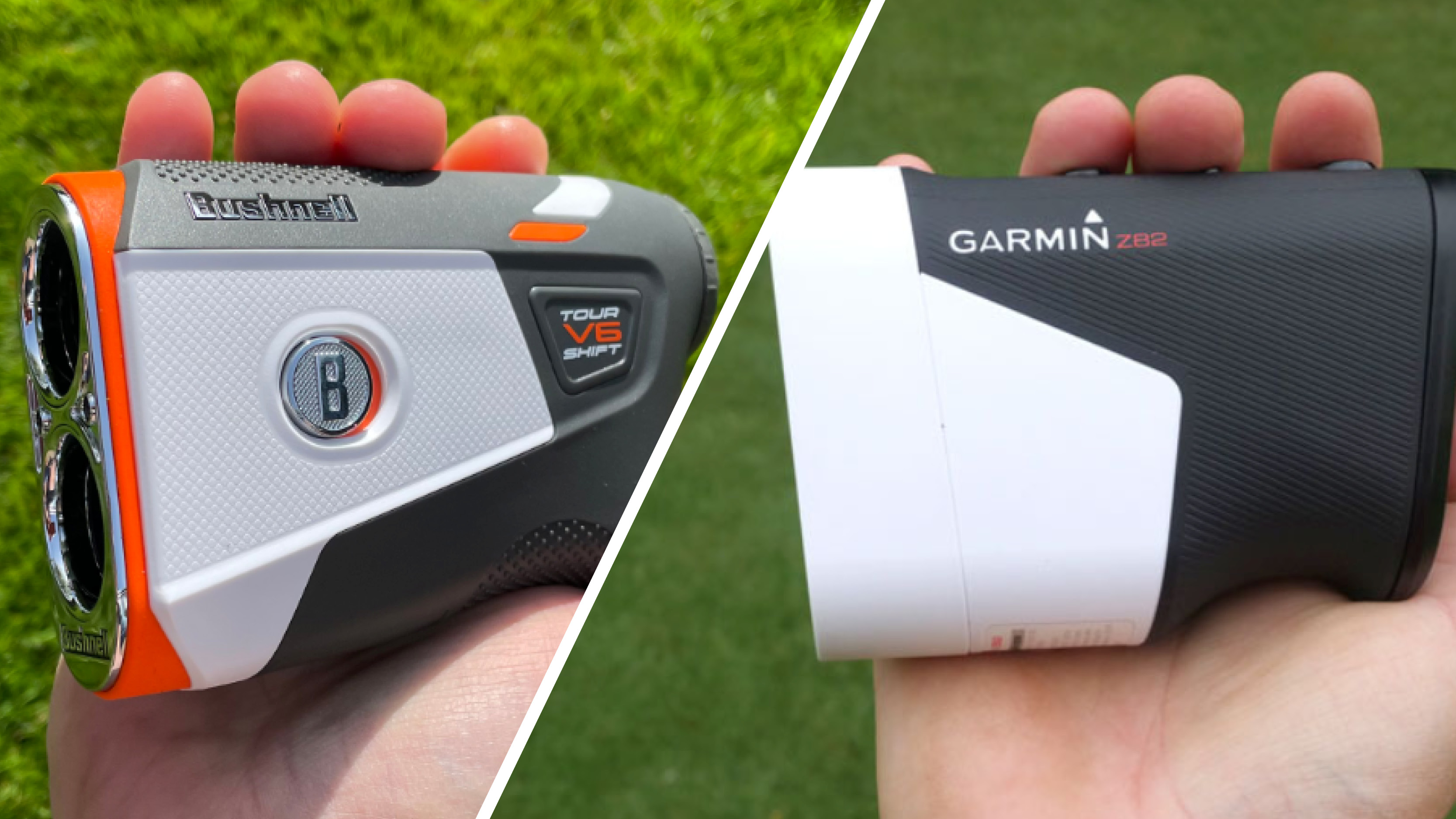 Bushnell Tour V6 Shift vs Garmin Approach Z82 Laser Rangefinder