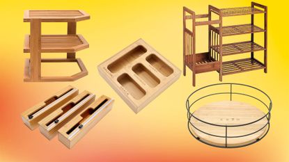 QVC Bamboo Organizers