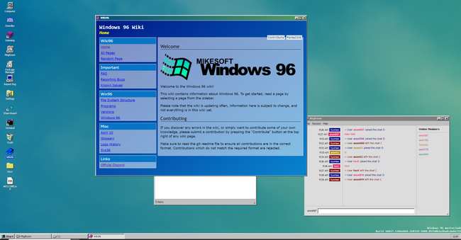 Что такое windows 96