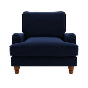 Beatrice Matte Velvet Armchair