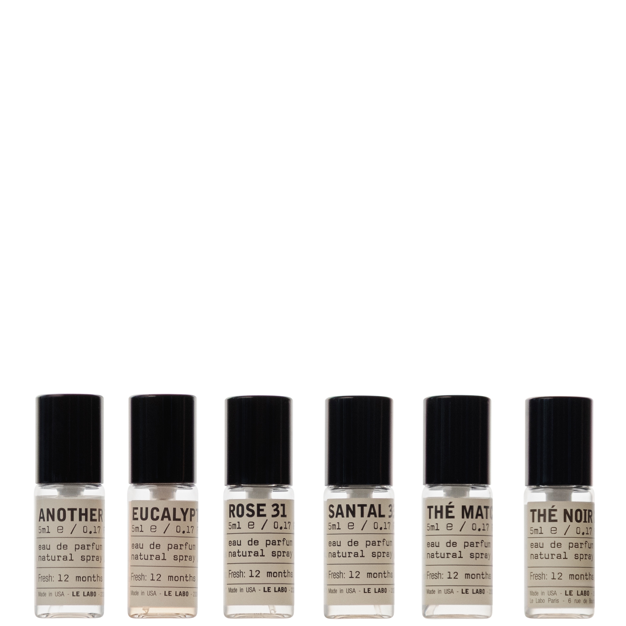 Le Labo Edp Discovery Set 6x5ml (s33, A13, Tn29, Tm26, R31 &amp;amp; E20)