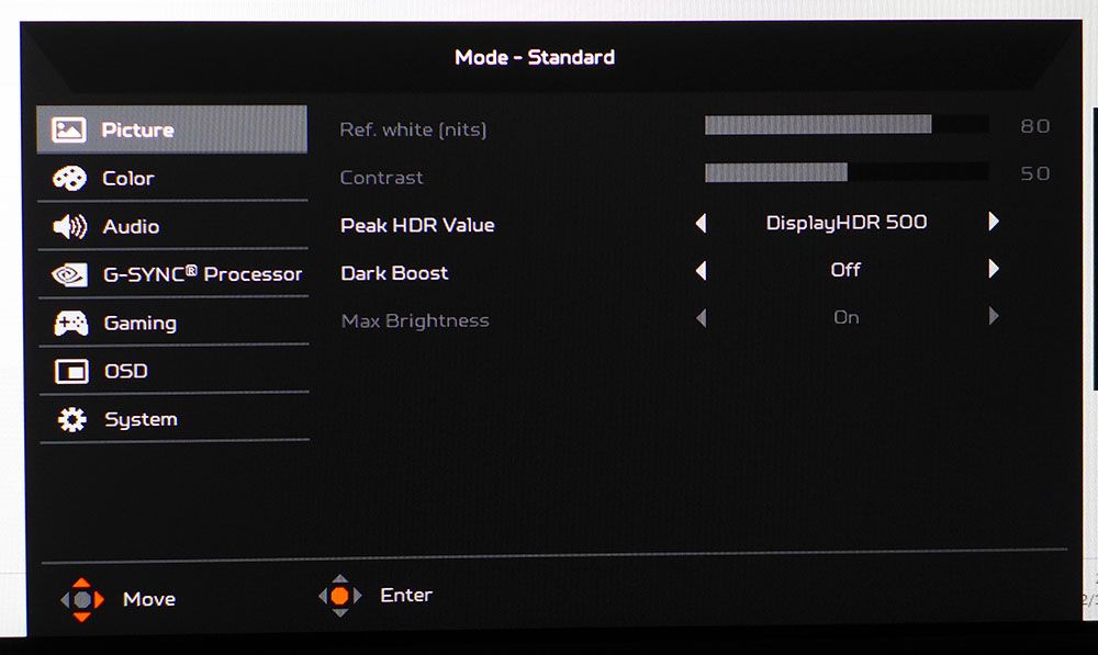 Acer Predator XB273U F5