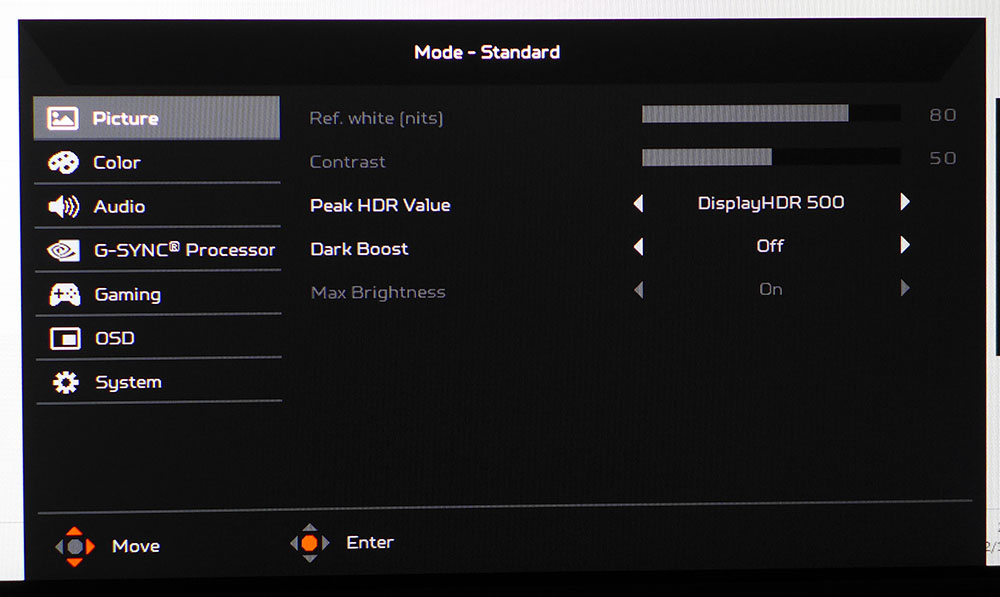 Acer Predator XB273U F5