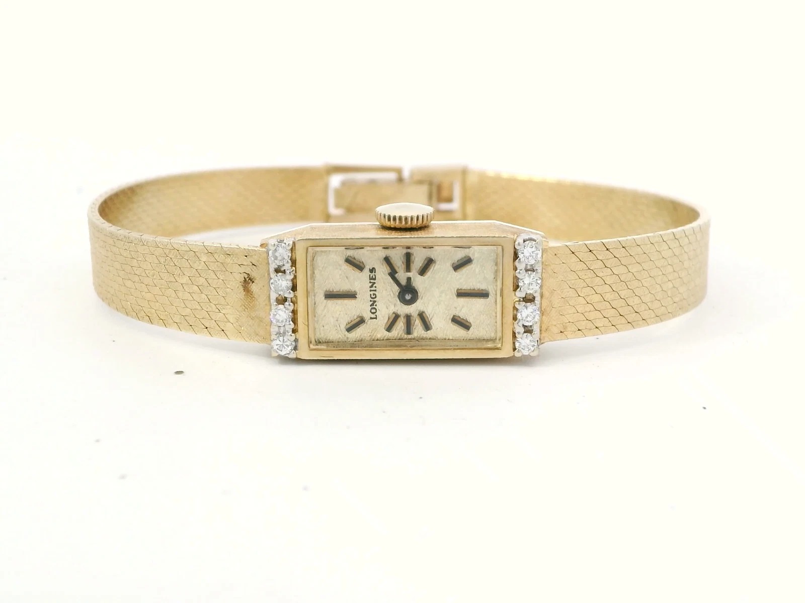 Longines Diamond Bezel Mechanical Wind Watch