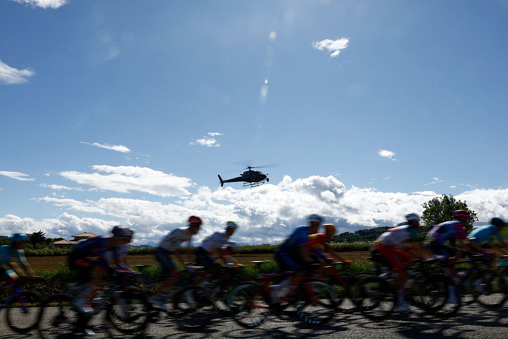 Giro d'Italia stage 8 LIVE: Narv&aacute;ez, Bjerg and Leknessund lead the race as finish approaches in the Muri of Marche 