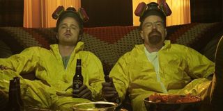 Walter White and Jesse Pinkman in Breaking Bad.